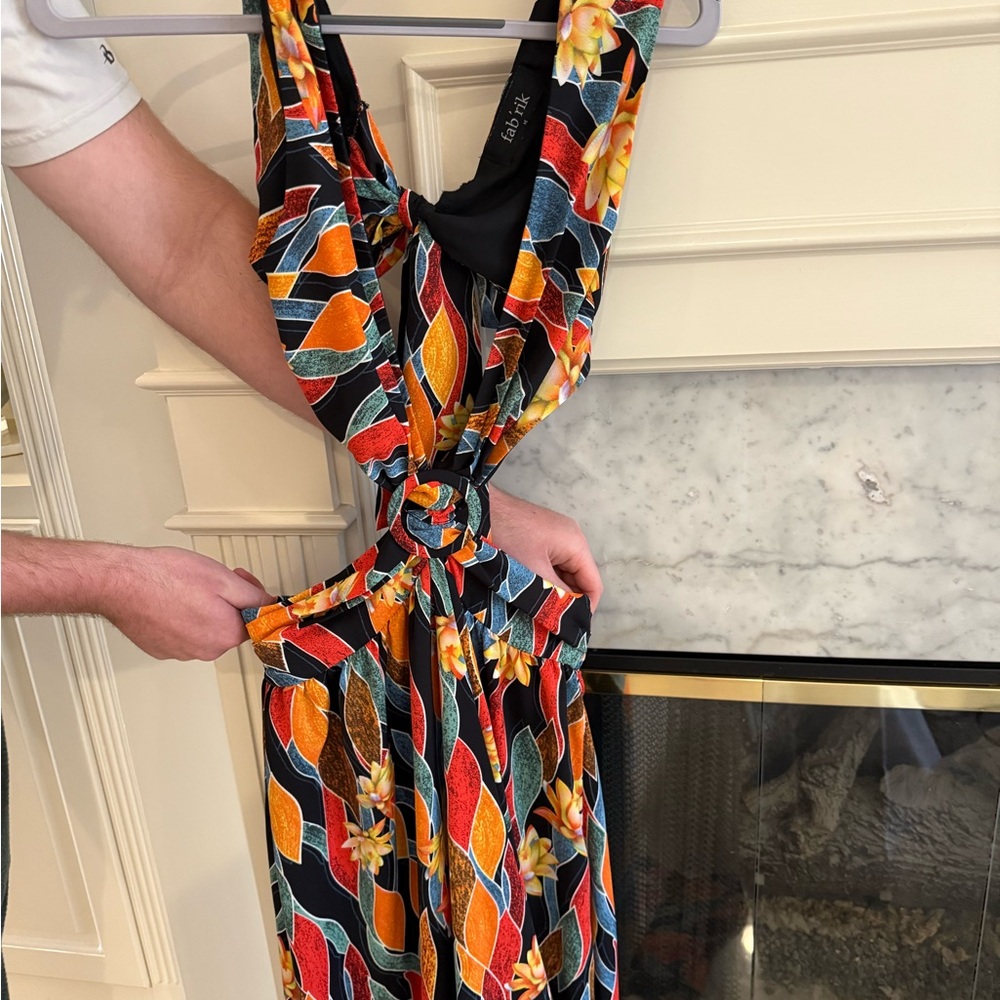 fab'rik Multicolor Floral Maxi Dress
